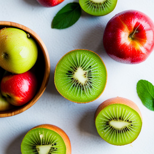 receta de batido casero con Manzana y kiwi 90296