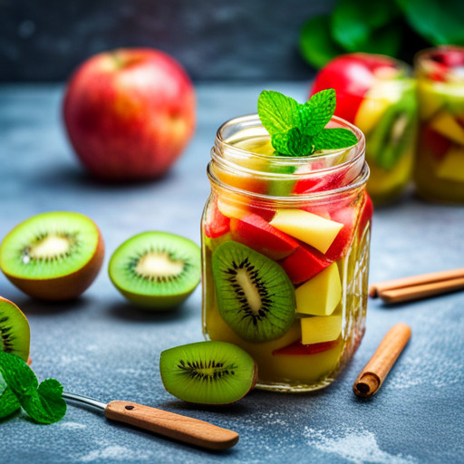 receta de batido casero con Manzana y kiwi 90297